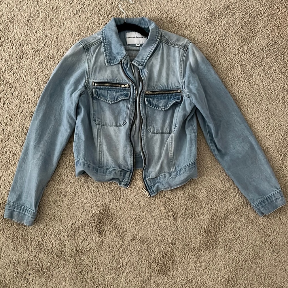 Light wash jean jacket